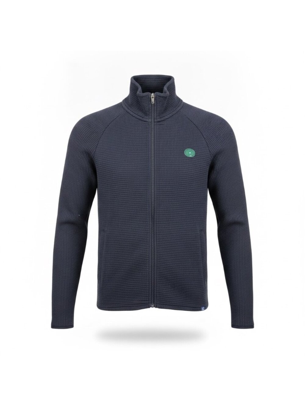 L.L. Bean Mens Navy Full-Zip Jacket Relaxed Fit Lightweight Casual Style Size M
